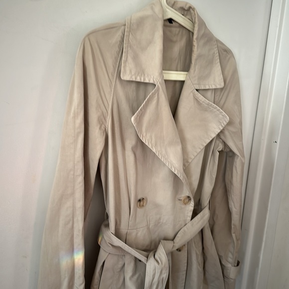Theory Short CLASSIC TRENCH COAT - Picture 4 of 6